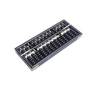 SM SunniMix Boulier en Bois, Calculatrice Professionnelle à 13 Colonnes, Cadre Noir