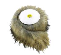 SM SunniMix de Tissu de Fourrure Artificielle corrige à la Main Le Doux Respirant pour Le Tapis de Sofa de décor à la Maison - Beige