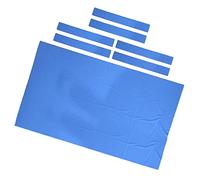 SM SunniMix Kit de Remplacement en Feutre de Billard de 9ft 0.6mm, Premium & Durable Protecteur de Housse en Tissu de Billard, Bleu, 2,8x1,5m