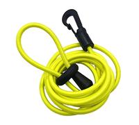 SM SunniMix Laisse Attache Pagaie Kayak,Equipement de Canne à,Cordon de Sécurité, Jaune Fluorescent, 120cm