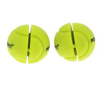 SM SunniMix L'amortisseur de Raquette du Tennis 2pcs Réduisent des Amortisseurs de Vibration Amortissant des Balles, Jaune, 22mm