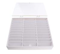 SM SunniMix Nail Affichage Livre avec Conseil, 30 Couleurs Salon Nail Design Affichage Livret , Blanc