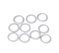 SM SunniMix Pack pièces Vélo Pédalier Vis Plateau Rondelle Joint Vélo Double à Chaîne Unique Clé Spacer 1mm D'épaisseur