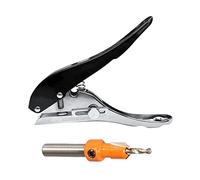 SM SunniMix Pinces Perforatrices Outil De Poinçonnage Robuste Pour Tissu Ceinture En Cuir Sac Plastique Papier, Peut Perforer 25 Feuilles De Papier En Même Temps, 10mm