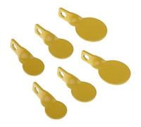 SM SunniMix Set de 6 Cibles de Tir en Acier Inoxydable pour l'Entraînement au Tir, Pratique de