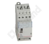 Legrand Contacteur de puissance CX³ 412551 — bobine 230 V, 4P, 25 A, 250 V, contact 4F, 2 modules