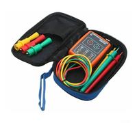 SM852B Testeur de rotation 3 phases avec LED et indicateur sonore, détecteur de phase ouverte pour 60 V-600 V AC, compteur de rotation de phase portable pour poussière