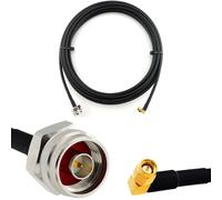 SMA à Angle Droit 90 degréss vers N mâle 15m Cable Coaxial - câble d'extension HF240 (LMR 240 équivalent) rallonge etanche - pour Routeur WIFI Radio Antenne LTE Amplificateur 4G 5G 6G LTE Hotspot