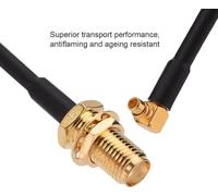 SMA femelle vers MMCX mâle angle droit RF Pigtail Coaxial Extension Cable RG316 25cm
