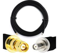 3m SMA mâle vers SMA femelle Câble coaxial - HF400 Flexible 50 Ohm Câble d'extension (équivalent LMR400 UF UltraFlex) - pour LTE CDMA GSM DCS 4G 5G 6G Mobile Signal Routeur Antenne