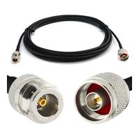 SMA Mâle vers N Femelle 50cm RG58 Cable Coaxial - Câble d'extension exterieur à faible perte rallonge etanche - pour Routeur WIFI Radio Antenne LTE GSM Amplificateur 4G 5G 6G LTE Hotspot