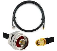 SMA mâle vers N mâle Hex 3m Cable Coaxial - câble d'extension HF240 (LMR 240 équivalent) rallonge etanche - pour Routeur WIFI Radio Antenne LTE Amplificateur GSM 4G 5G 6G LTE Hotspot