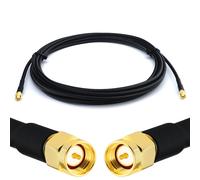 SMA Mâle vers SMA Mâle 30cm RG58 Cable Coaxial - Câble d'extension exterieur à faible perte rallonge etanche - pour Routeur WIFI Radio Antenne LTE GSM Amplificateur 4G 5G 6G LTE Hotspot