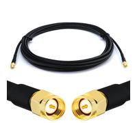 SMA Mâle vers SMA Mâle 6m RG58 Cable Coaxial-Câble d'extension exterieur à faible perte rallonge etanche-pour Routeur WIFI Radio Antenne LTE GSM Amplificateur 4G 5G 6G LTE Hotspot