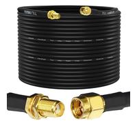 SMA RG58 Extension Cable 30M SMA Male to Female 50ohms Low Loss Coaxial Extension Cable for 3G/4G LTE WLAN Antenna WiFi/GPS Antenna Router Scanner Radio