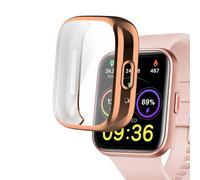 smaate Étuis de montre compatibles avec la montre intelligente ID208 Plus 4,6 cm Enomir Fitpolo Quican Tensky Veryfit, coque en TPU avec protecteur d'écran, corps de montre et écran de protection