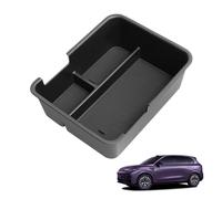 smabee Boîte d'accoudoir compatible avec Leapmotor B10 2025 2026 - Plateau de rangement pour voiture - Accessoires intérieurs ABS + PVC - Noir