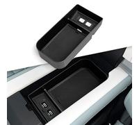 smabee Boîte d'accoudoir de console centrale pour Polestar 4 2023 2024 2025 Plateau de rangement pour contrôle central Accessoires Boîte de rangement ABS Noir