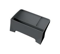 smabee Plateau de rangement pour console centrale pour Xpeng G6 2025 pour tableau de bord de voiture - Plateau caché derrière l'écran - Gris foncé - Accessoires ABS - Conduite à gauche