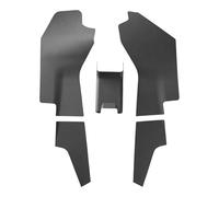 SMABEE Tapis de console centrale avant et arrière Anti-Kick Pad pour Tesla Model Y Juniper 2025 2026 Nouveaux accessoires de voiture TPE Noir