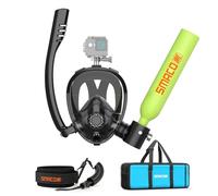 SMACO Bouteille de Plongée avec Masque de Plongée Mini Réservoir de 0,5 L Fournit Une Respiration sous-Marine Petites Bouteilles de Plongée pour la Plongée en Eaux Peu Profondes