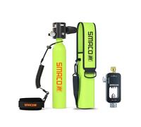 SMACO Bouteille de Plongée Mini-réservoir de Plongée de 0.5L Petite Bouteille de plongée Portable sous-Marine pour la Pratique de la Plongée ou comme Bouteille d'air de Rechange S300