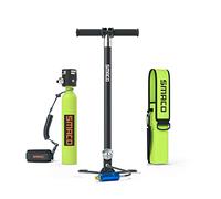 SMACO Bouteille de Plongée Mini-réservoir de Plongée de 0.5L Supporte 6-10 Minutes de Plongée sous-Marine pour la Pratique de la Plongée ou comme Bouteille d'air de Rechange, Ensemble B(Vert)