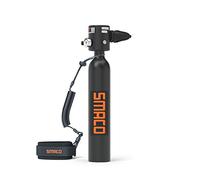 SMACO Bouteille de Plongée Mini-réservoir de Plongée de 0.5L Supporte 6-10 Minutes de Plongée sous-Marine pour la Pratique de la Plongée ou comme Bouteille d'air de Rechange, Noir