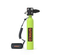 SMACO Bouteille de Plongée Mini-réservoir de Plongée de 0.5L Supporte 6 Minutes de Plongée sous-Marine pour la Pratique de la Plongée ou comme Bouteille d'air de Rechange, Vert