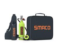 SMACO Bouteille de Plongée sous-Marine pour de Courtes Plongées, S400 1L Mini Cylindre de Plongée Soutenir la Respiration sous-Marine de 15-20 mins(Pas Plus de 30m) pour la Plongée Touristique, Vert