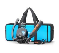 SMACO Mini Bouteille de Plongée avec Masque de Plongée Intégral 0,5 Litre Mini Bouteille d'oxygène Plongee Rechargeable Petite Bouteille Oxygene sous Marine pour Le Snorkeling et la Plongée S300