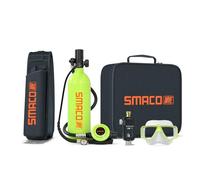 SMACO Mini Bouteille de Plongée Rechargeable 1L Petite Bouteille de Plongee sous-Marine Mini Bouteille d'oxygène Plongee pour Respirer sous l'eau Nettoyage du Bateau Source d'air de Secours S400 Pro