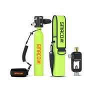 SMACO S300 Mini Bouteille de Plongée Rechargeable 0,5L Petite Bouteille de Plongee sous-Marine Mini Bouteille d'oxygène Plongee pour Respirer sous l'eau Nettoyage du Bateau Source d'air de Secours
