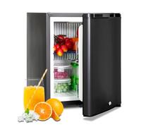 Smad Frigo 12V, 30L, avec Serrure, Porte Réversible, Silencieux, Noir
