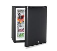 Smad Frigo 12V, 30L, Frigo Camping Car 12V 220V, avec Serrure, Porte Réversible, sans Bruit, Petit Frigo pour Camping car Van Caravane Camion Fourgon, Noir