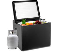 Smad Frigo Gaz-40L-Réfrigérateur Camping Car 12V 220V Gaz-Glacière à Absorption-Frigo Trimixte-pour Camping、Caravane