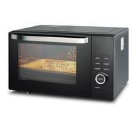 Smad Micro-ondes Multifonctions, 34L, 1000W, Four Micro-ondes Combiné, 5 en 1, Micro-ondes/Grill/Convection/à Air Chaud, 10 Programmes Automatiques, Mode ECO, Noir