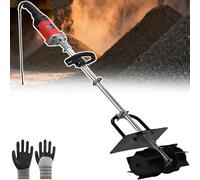 smafoseedding Bétonnière Électrique Professionnelle 1700 W, Largeur De Mélange 32 Cm, 6 Vitesses Et Raccord pour Tuyau D'arrosage, pour Béton Industriel, Plâtre Et Boue. MotorOilType
