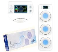 smafoseedding Brosse De Douche Électrique Murale pour Le Dos Et Le Corps, avec 3 Vitesses Et 2 Modes (Nettoyage en Profondeur Et Massage Doux), Brosse Exfoliante pour Le Corps