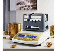 smafoseedding Densimètre d'or Portable:Analyseur De Précision 0,001 G/Cm³ pour Métaux Et Matériaux Précieux (Céramique/Caoutchouc),Non Destructif,Capteur Hbm,Écran LCD,Rechargeable 1200/0.01g