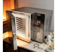 smafoseedding Four Électrique 1500 W,Four À Moufle pour La Fusion des Métaux,Four Électrique pour La Fonte De Bijoux,Régulation Numérique De La Température Pid,Chauffage Uniforme sur Quatre Côtés