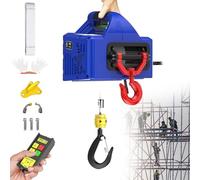 smafoseedding Grue De Levage Électrique Portable 3 en 1, Treuil Électrique À Commande sans Fil, Treuil De Levage Électrique, Grue De Levage Électrique 220 V, pour Jardins, Forêts, Usines 100kg/11.8m