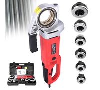 smafoseedding Kit De Filetage De Coupe De Tuyau, Machine De Filetage De Tuyau Robuste 2300 W, Outil De Plomberie Portable, Outil De Filetage De Tuyau, avec Poignée Antidérapante Et Poignée Auxiliaire