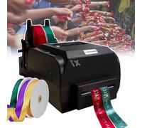 smafoseedding Machine à ruban de fête, imprimante de ruban artisanal, prend en charge plus de 50 langues, avec support de ruban, vitesse d'impression : 150 mm/s, convient pour l'emballage et la