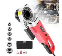 smafoseedding Outil De Plomberie Portable, Coupe-Tuyau Et Enfileur Électriques, Machine À Fileter Les Tuyaux Robustes De 2 300 W, Kit De Filetage De Tuyaux avec 6 Matrices, pour Conduites d'eau