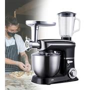 smafoseedding Presse-Agrumes De Cuisine, Batteur sur Socle Électrique, Grande Capacité pour Répondre À Divers Scénarios, Bouton Électronique, Réglage De La Vitesse 6 + P,Facile À Nettoyer Black