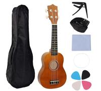 Small 21inch Ukulélé Débutants Portable Music Toy School Class Wood Texture En Bois Pour Les Débutants Et Les Voyageurs D'amant