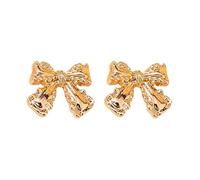 Small And Cute Bow Earrings: Charming Accessories That Of Sweetness And To Your Look Moules Fil Perceuse Kits (Gold, One Size)