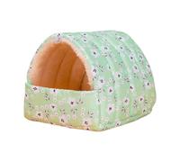 Small Animal Bed, Plush Cave With Warm Soft Sleeping Nest And | Thick Plush Interior With Enclosed Cave Design Creates A Resting Space And Comfortable Hideaway With Rabbits Ferrets