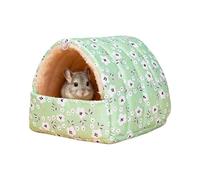 Small Animal Bed Soft Warm Pet - Small Animal Plush Sleeping Cave Bunny Bed | Bunny Cave Bed for Rabbits Sugar Gliders Ferrets Chinchillas | Guinea Pigs Cage Home Indoor Small Animal Bed Soft Warm Pet